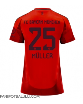 Bayern Munich Thomas Muller #25 Tricou Fotbal Replică 2024-25 Femei Acasa